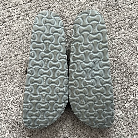 Birkenstock Suede Boston Clog - Stone Coin - Picture 2 of 11